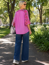 Load image into Gallery viewer, Johnny Was Brony Blouse C14726 - Spring Crocus
