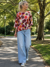 Load image into Gallery viewer, Alembika Relaxed Top RT367 - Magenta

