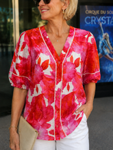 Load image into Gallery viewer, Foil Trim &amp; Proper Blouse CFO8805 - Fantasia
