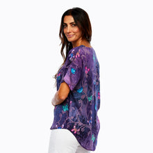 Load image into Gallery viewer, Claire Powell V Neck Easy Fit Top - Enchanted
