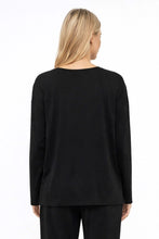 Load image into Gallery viewer, Lauren Como Studio Top 130CSTB - Black
