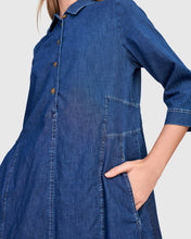 Load image into Gallery viewer, Alembika Denim Dress SD913 - Denim Blue
