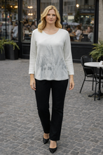 Load image into Gallery viewer, Evidencee Sparkling Wheat Top 95124 - Winter White

