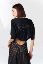 Load image into Gallery viewer, Elisa Cavaletti Knit Jacket ELP254027105 - Black
