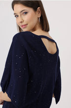 Load image into Gallery viewer, Monari Sequins Sweater - Navy
