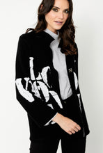 Load image into Gallery viewer, Dolcezza Knit Jacket 74300 - Black and White
