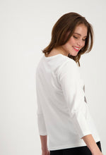 Load image into Gallery viewer, Monari Round Neck T Shirt 808151 - Off White
