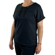 Load image into Gallery viewer, Monari Stand Up Collar Tee - Black
