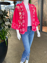 Load image into Gallery viewer, Johnny Was Linen Cropped Kimono Della J43525-4 - Jazzy
