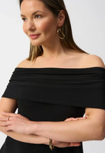 Load image into Gallery viewer, Joseph Ribkoff Off The Shoulder Dress 251205 Black
