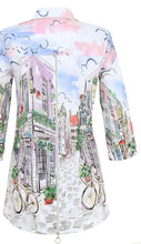 Load image into Gallery viewer, Dolcezza Sunday Afternoon Shirt 25724 - Cafe Print
