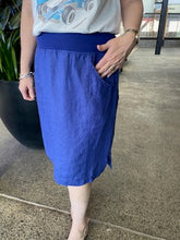 Load image into Gallery viewer, See Saw - Rib Waist Skirt - Denim - SS354D
