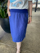Load image into Gallery viewer, See Saw - Rib Waist Skirt - Denim - SS354D
