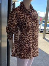 Load image into Gallery viewer, Renoma Velora Shirt 1459A - Cream Brown Animal Print
