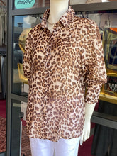 Load image into Gallery viewer, Renoma Velora Shirt 1459A - Cream Brown Animal Print
