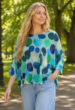 Load image into Gallery viewer, Alembika Relaxed Top RT367 - Aqua
