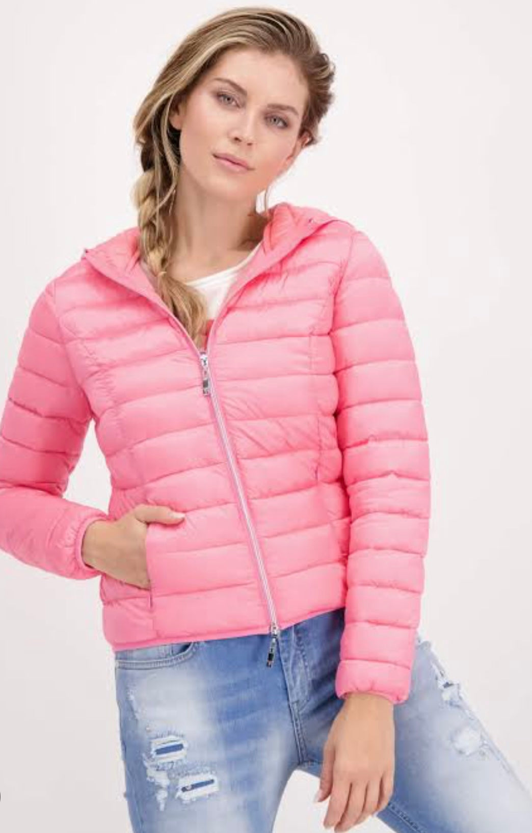 Monari Quilted All Over Jacket - Melone