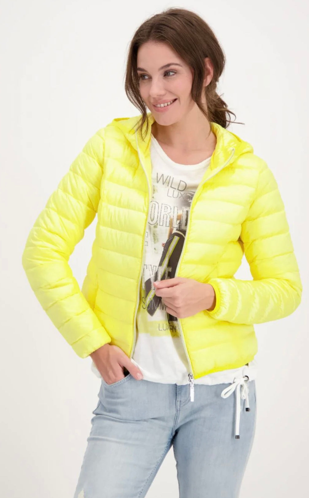 Monari Quilted All Over Jacket - Sunshine