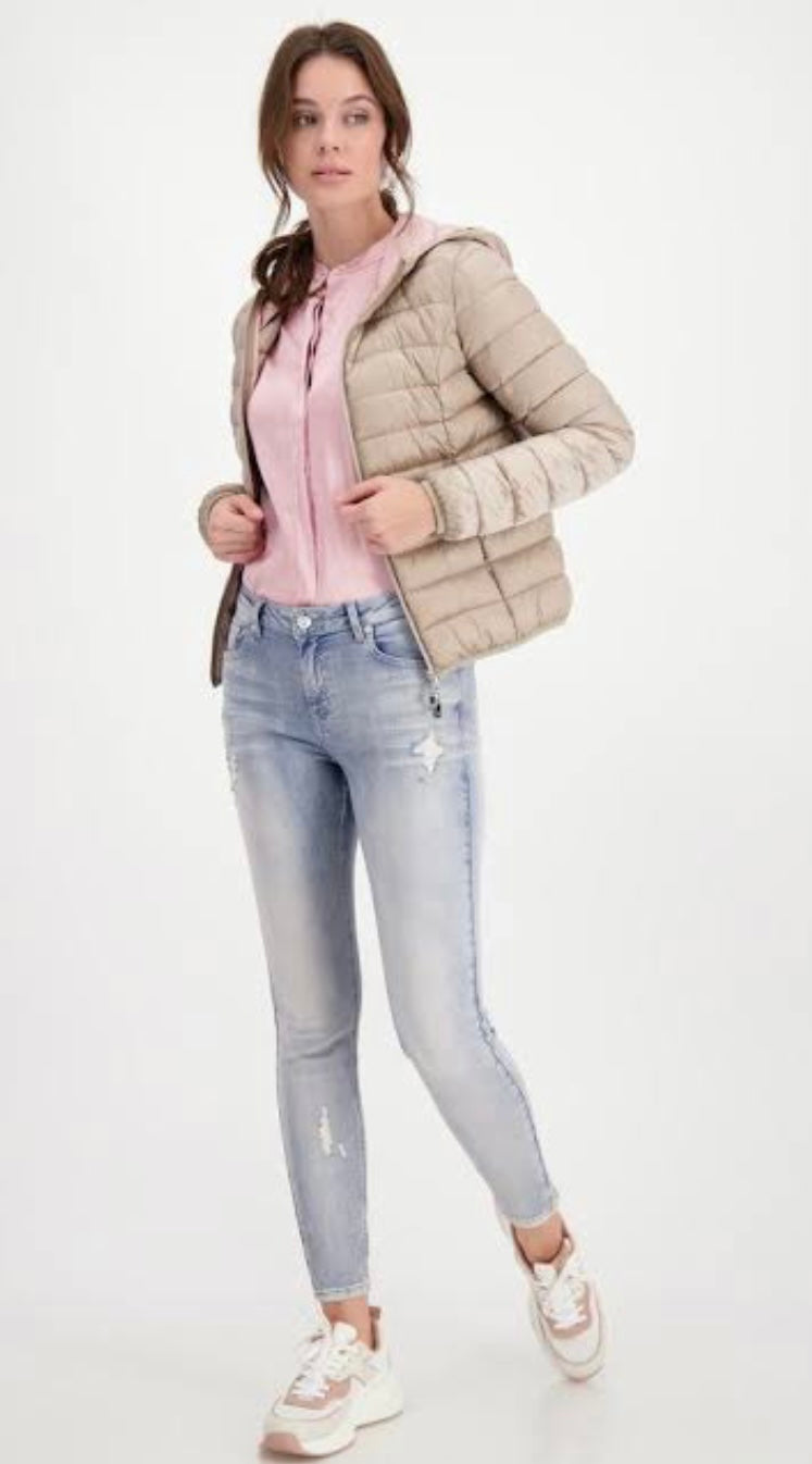 Monari Quilted All Over Jacket - Truffle