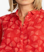 Load image into Gallery viewer, Johnny Was Pine Desi Blouse - Mars Red
