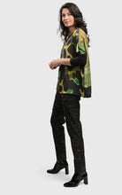 Load image into Gallery viewer, Alembika Olive Martini Boxy Tee Top - Emerald
