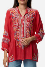 Load image into Gallery viewer, Johnny Was Bethany Tunic - Strawberry
