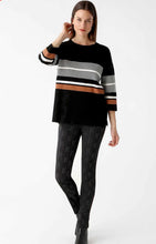 Load image into Gallery viewer, Lisette Truro Stripe Pant with Piping
