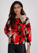Load image into Gallery viewer, Monari Sweater Floral - Orange
