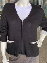 Load image into Gallery viewer, Foil Tay Tay&#39;s Cardi - Black/White
