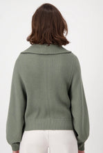 Load image into Gallery viewer, Monari Knit Jacket - Frozen Green
