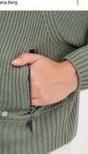 Load image into Gallery viewer, Monari Knit Jacket - Frozen Green
