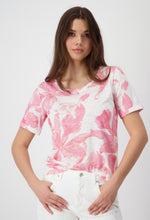 Load image into Gallery viewer, Monari Spring Days Tee - Pink Smoothie
