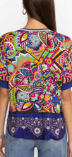 Load image into Gallery viewer, Johnny Was Janie Favourite Oversized Cropped Tee - Multi
