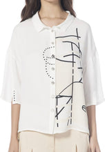 Load image into Gallery viewer, Elisa Cavaletti Motif Shirt - Off White
