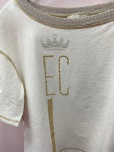 Load image into Gallery viewer, Elisa Cavaletti Gold Stitch Tee - Off White
