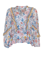 Load image into Gallery viewer, Loobies Story Anacapri Blouse - Ecru Multi
