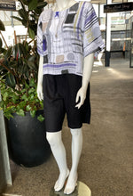 Load image into Gallery viewer, See Saw Linen Rib Waist Short - Black
