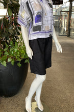 Load image into Gallery viewer, See Saw Linen Rib Waist Short - Black
