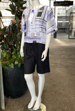 Load image into Gallery viewer, See Saw Linen Rib Waist Short - Black
