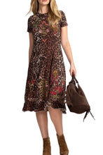 Load image into Gallery viewer, Johnny Was Asymmetric Hem Dress J39925-7 Leopard
