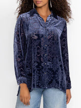 Load image into Gallery viewer, Johnny Was Misty Long Sleeve Button Down Shirt - L16924-9 - Sapphire Blue
