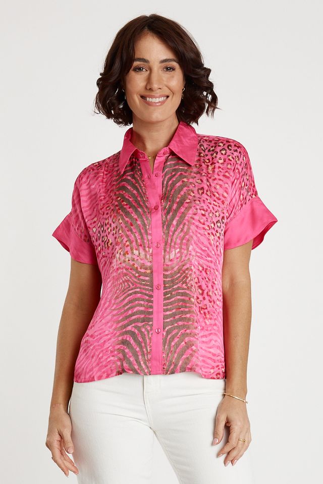 Lulusoul Maasai Shirt LLS08 - Fuschia