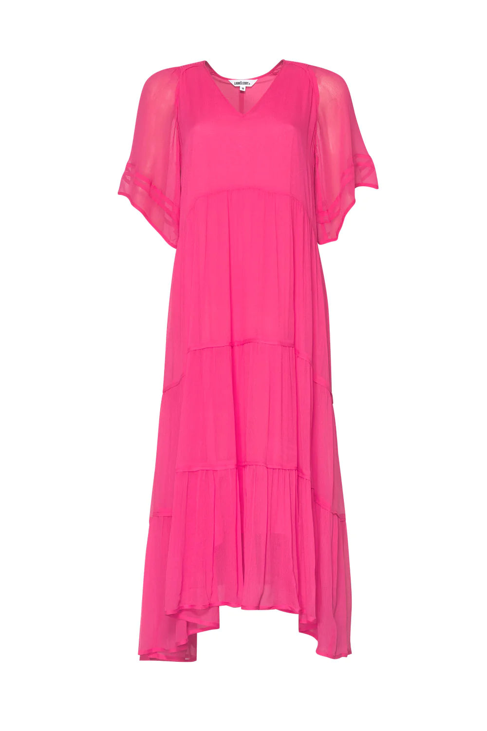 Loobies Story Tate Midi Dress - Hot Pink