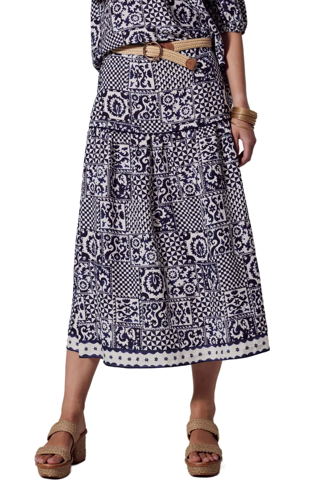 Loobies Story Athena Skirt - Indigo Multi