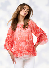 Load image into Gallery viewer, Loobies Story Stevie Blouse LS3053 - Blood Orange
