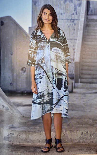 Kokomarina - Limi Dress - Print Khaki - KM1137