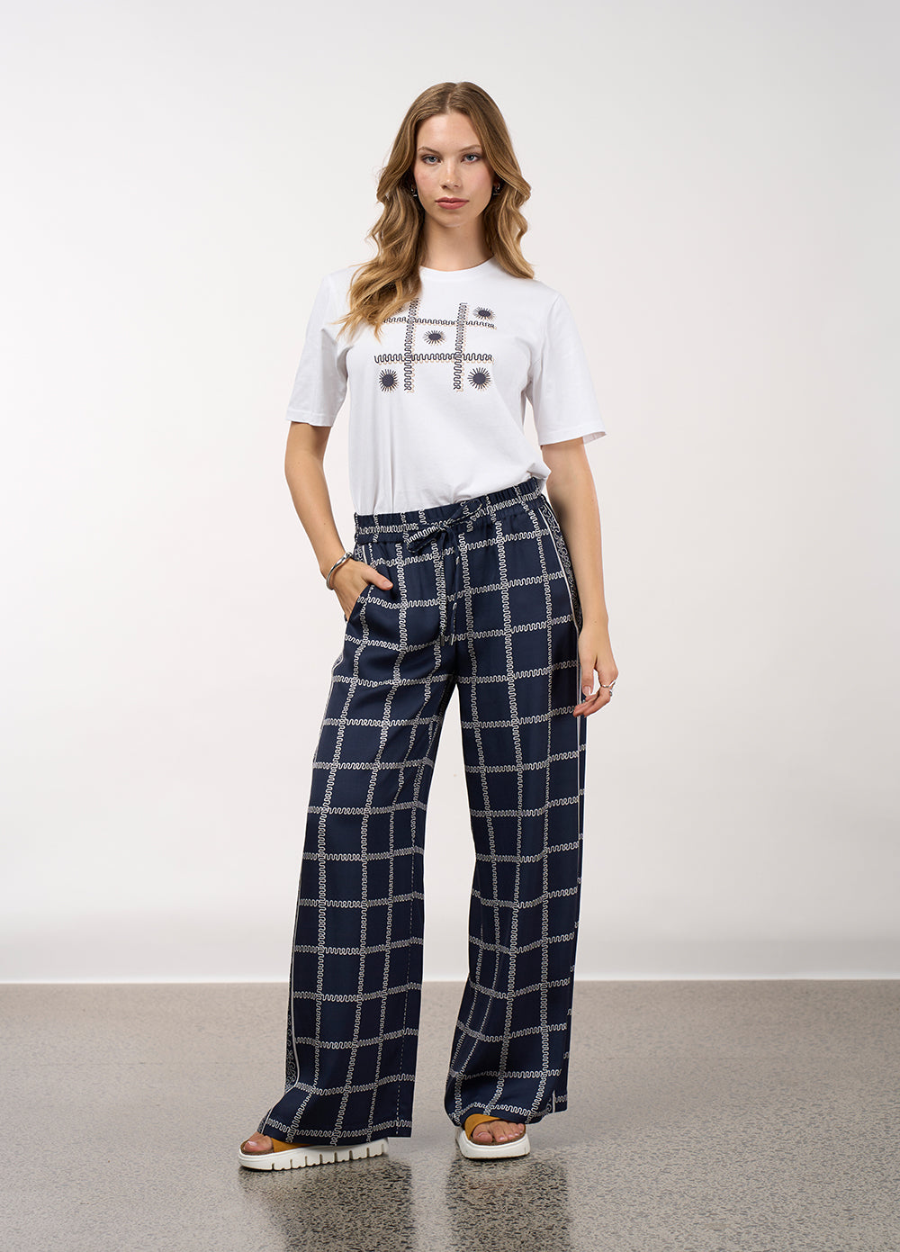 Madly Sweetly Lyrical Pant MS1627 - Navy Bone