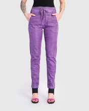 Load image into Gallery viewer, Alembika Shimmer Iconic Stretch Jeans EP319A - Amethyst
