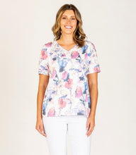 Load image into Gallery viewer, Renoma Pablo V Neck Top 1131.30 - Multi
