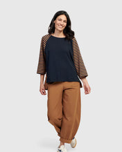 Load image into Gallery viewer, Alembika Harlow Boxy Top ST730S - Stripes
